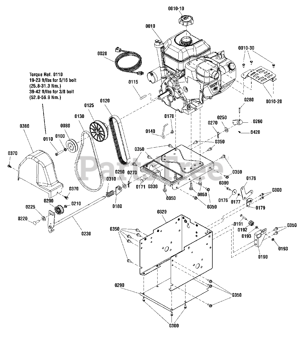 Brute 169628100 Brute 27" Snow Thrower, 11.5 Gross TP (2012) Engine