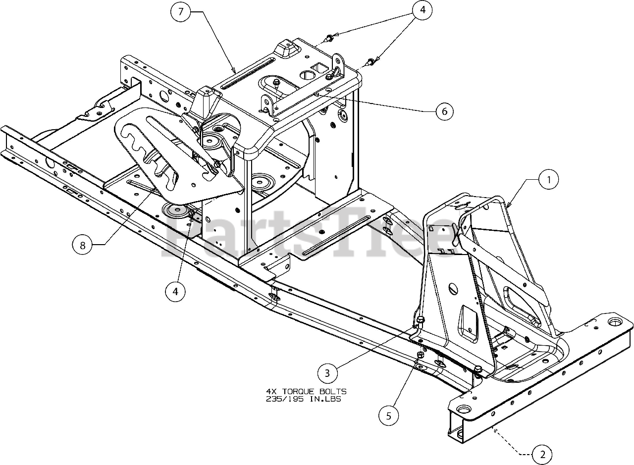 Craftsman 247.299000 (13A726JD099) - Craftsman R1500 Rear-Engine Riding