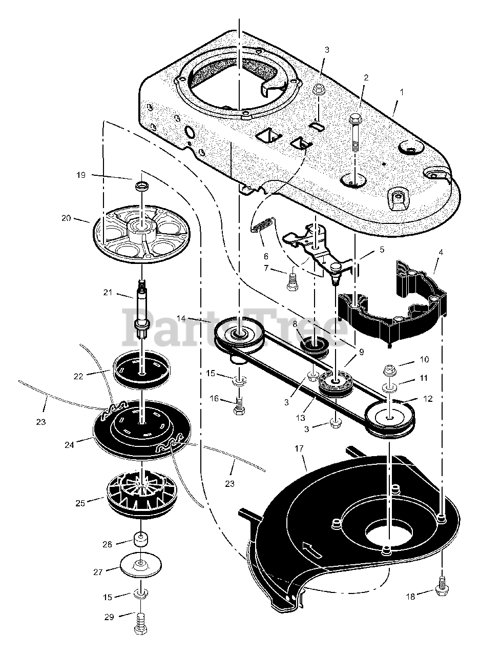 Murray TM4000x51B Murray WalkBehind Trimmer (2003) Trimmer Head