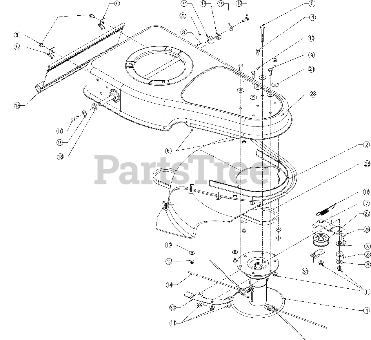 st 100 wheeled string trimmer