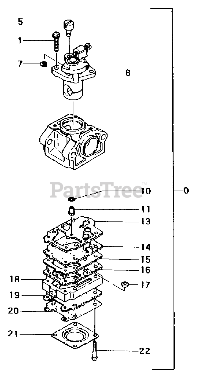 Tanaka TBC4000 Tanaka Brush Cutter Carburetor Parts Lookup with Diagrams PartsTree