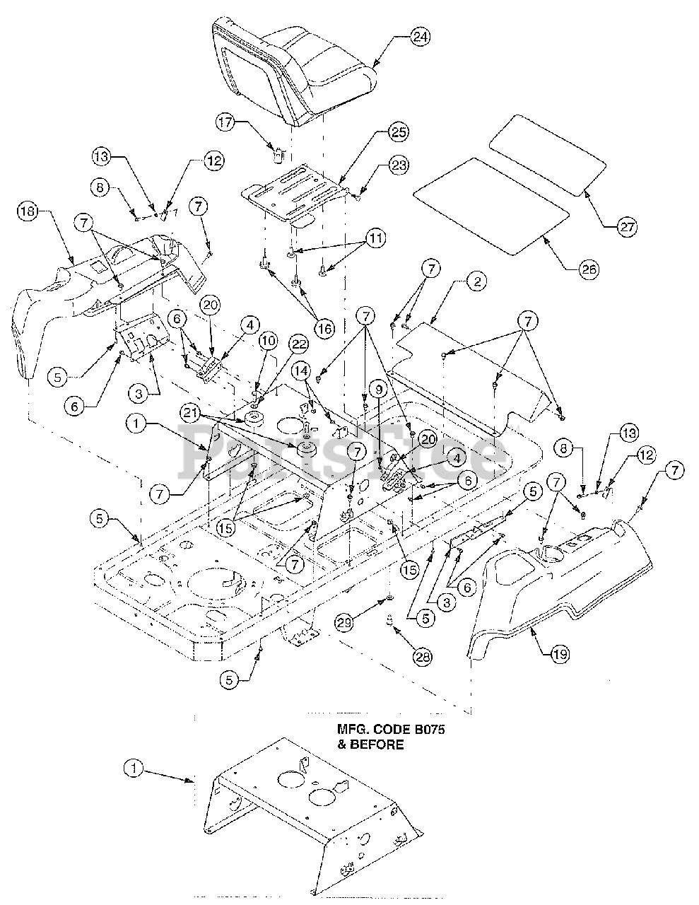 Cub Cadet Rzt 50 Parts Manual