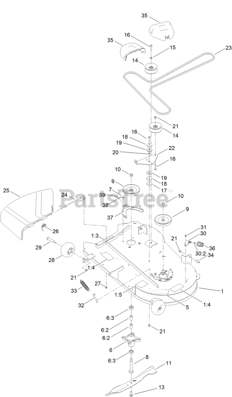 Toro 75746 Toro 42" TimeCutter ZeroTurn Mower (SN 412517454
