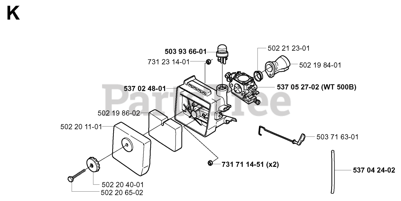 Husqvarna 240 RBD Husqvarna String Trimmer (SN 20004000001 & Above