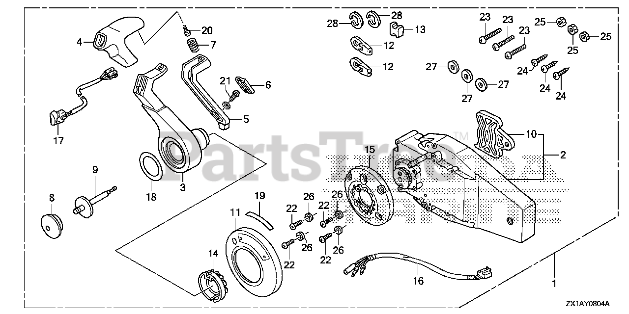 Honda 24817-ZW7-U01 Shaft Honda 24817-ZW7-U01 Shaft