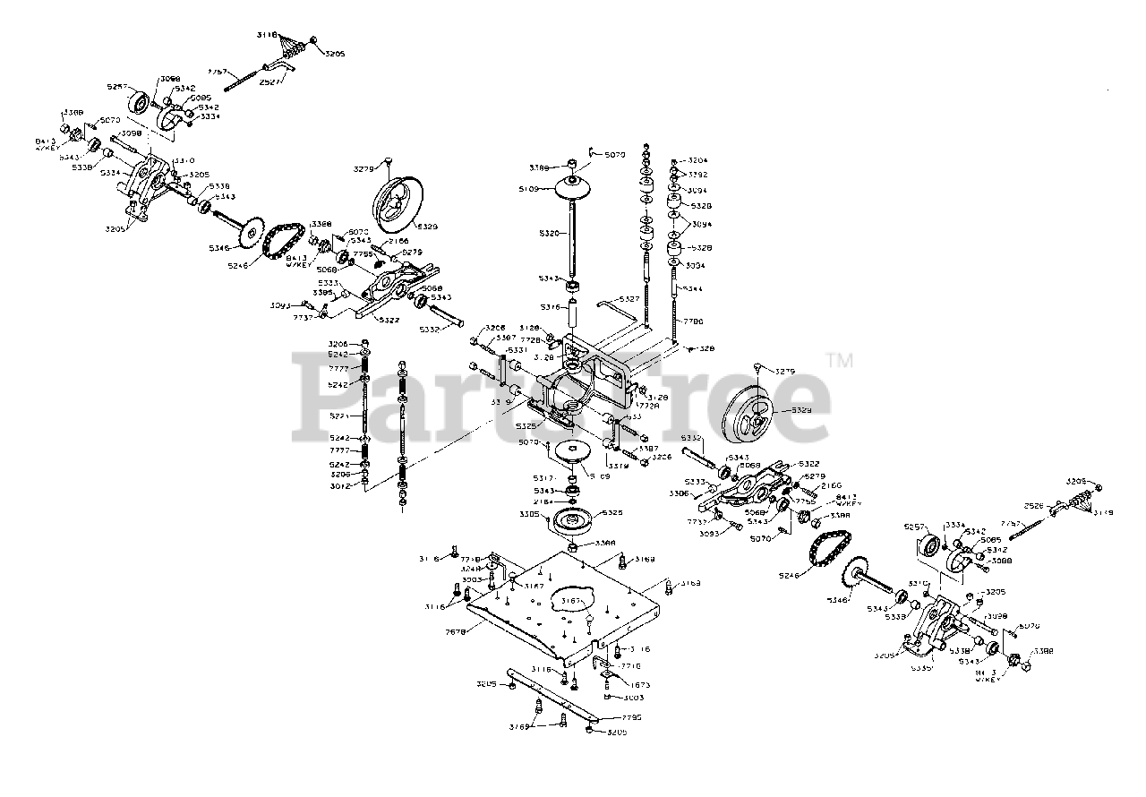 Dixon ZTR 2301 Dixon ZeroTurn Mower (1994) TRANSAXLE ASSEMBLY Parts