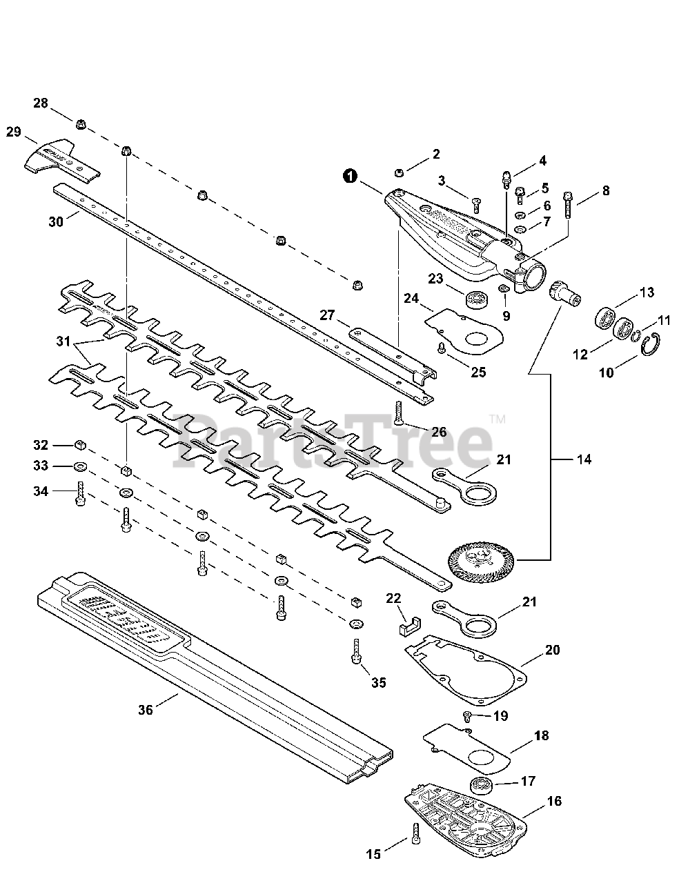 Echo 225 shop hedge trimmer