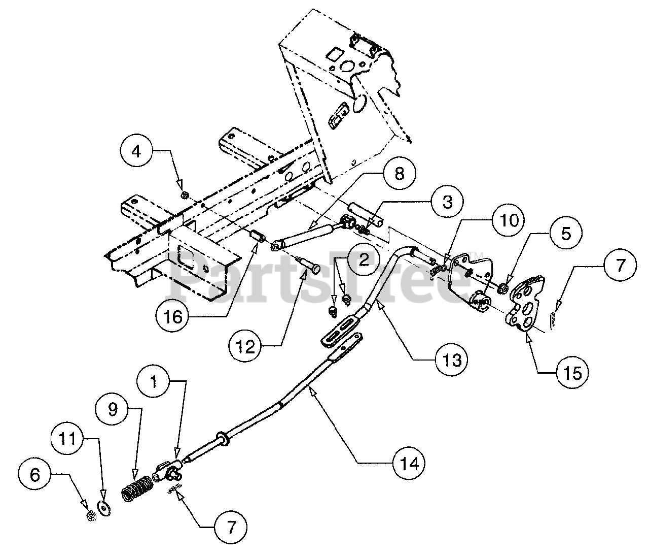 Cub Cadet 2185 (13B288100) Cub Cadet Garden Tractor (SN 1A031G