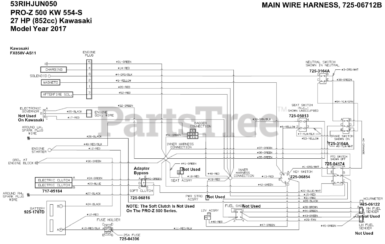 Cub Cadet PRO Z 500 KW 554S (53RIHJUN050) Cub Cadet 54" Pro Z Series