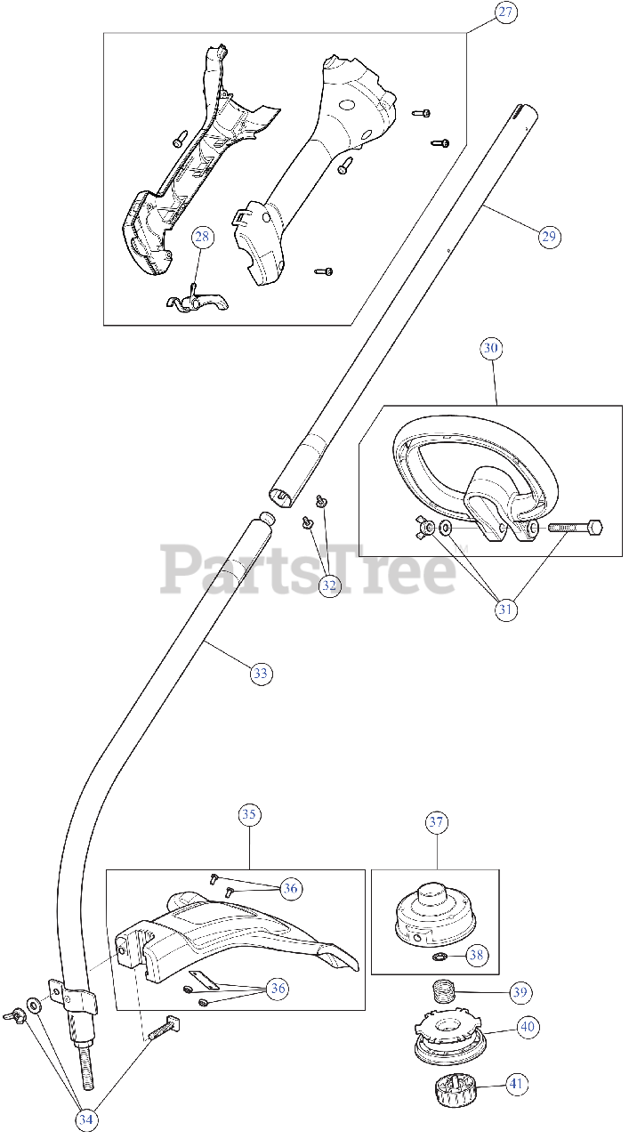 Bolens Bl Ad G Bolens String Trimmer General Assembly Parts Lookup With Diagrams