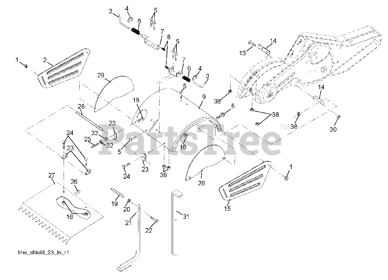 Husqvarna Drt 900 H 960930012 00 Husqvarna Rear Tine Tiller 2009