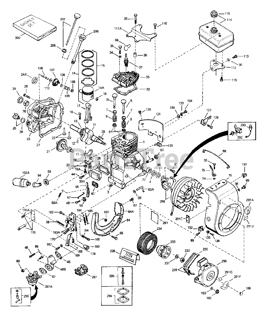 Tecumseh H35 45503m Tecumseh Engine Engine Parts List 1 Parts Lookup
