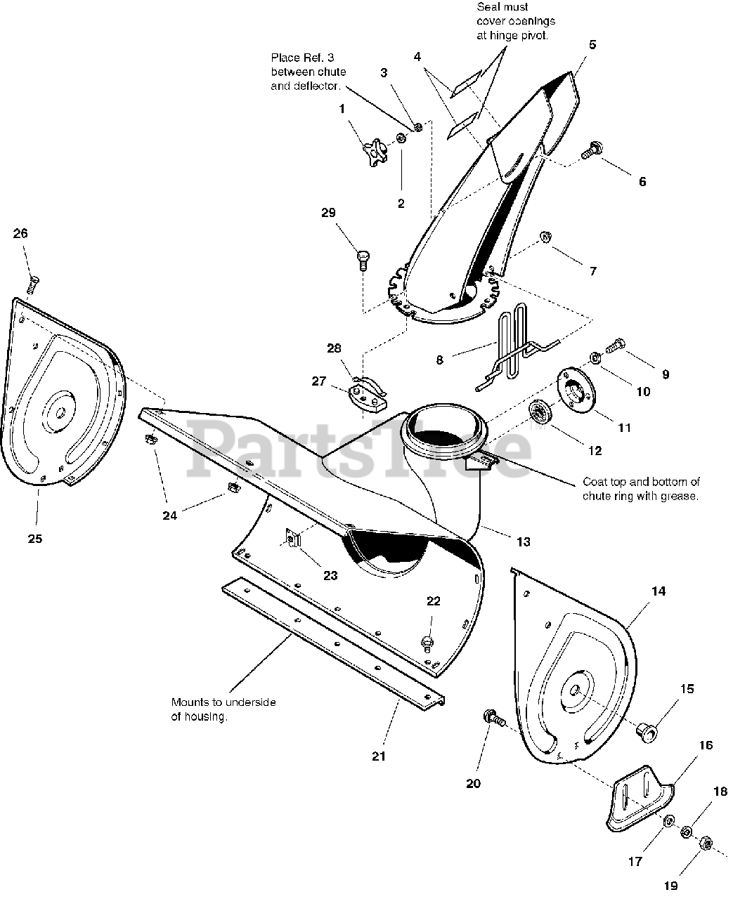Simplicity 860 E (1694433) Simplicity 24" Snow Thrower, 8hp Auger