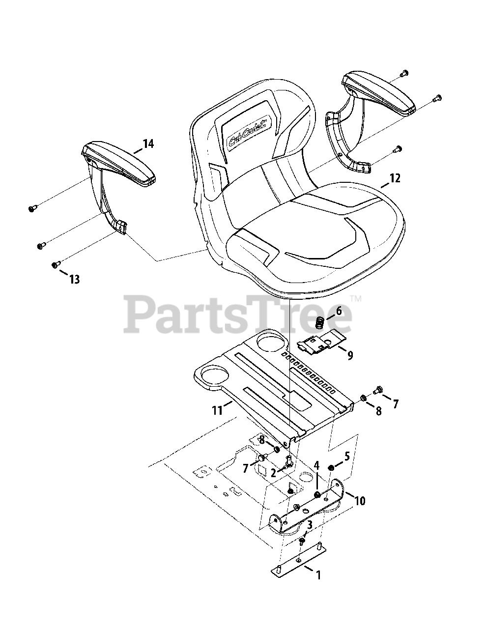 Cub Cadet XT2LX 54 FAB (13WIA4CA010) Cub Cadet 54" XT2 Enduro Lawn