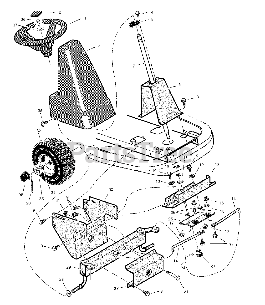 Craftsman C950604050 Craftsman 30" Lawn Tractor, Canada (2004