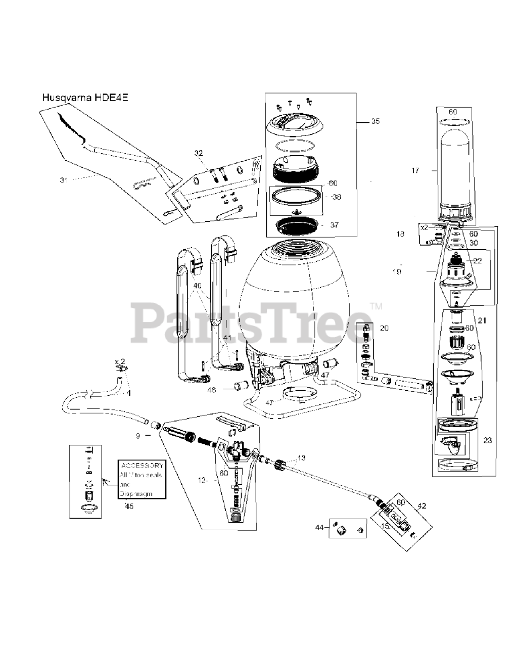 Husqvarna HDE 4E Husqvarna Backpack Sprayer (201310) PRODUCT