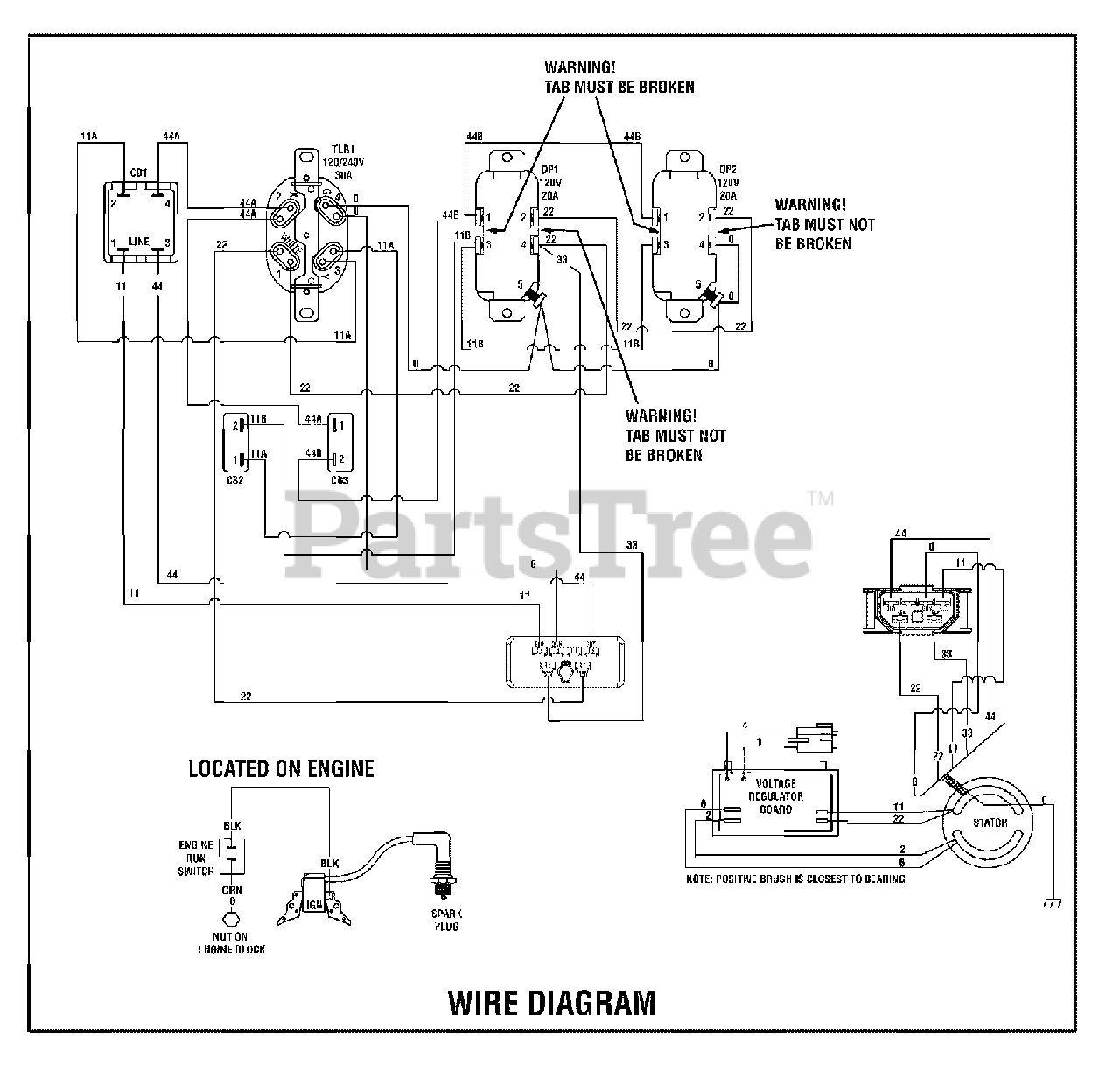 Troy Bilt 030475 01 Troy Bilt 6 000 Watt Portable Generator Wiring Diagram 312442wd Parts Lookup With Diagrams Partstree