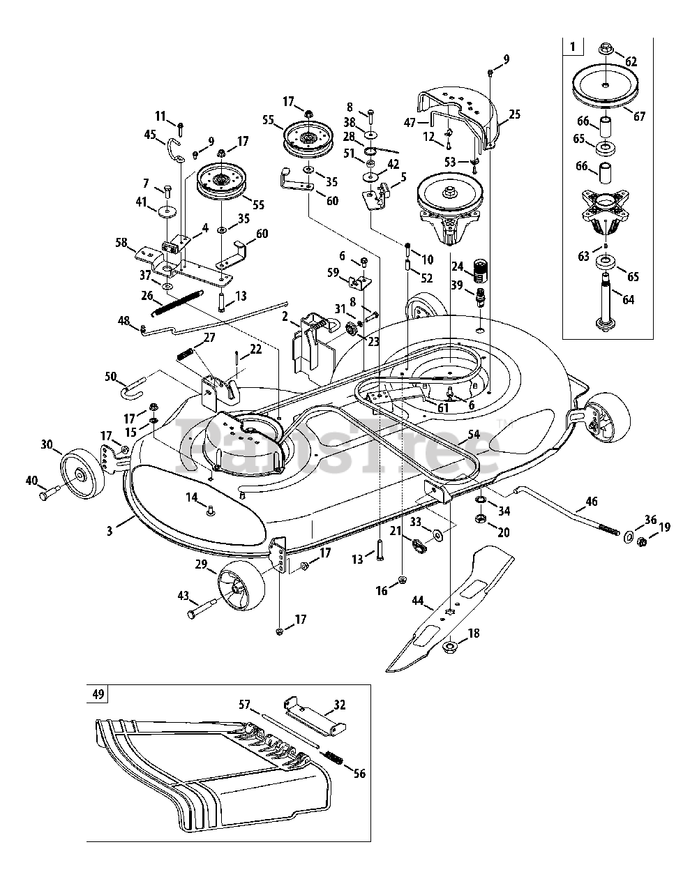 Cub Cadet Ltx 1046 M  13wp91at009