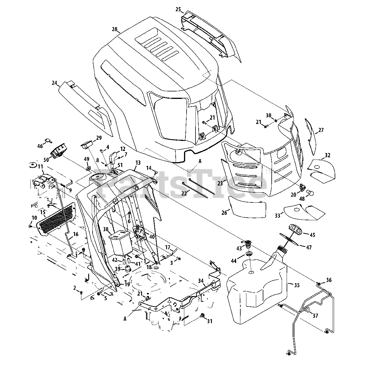 Cub Cadet Ltx 1046 Vt Parts Diagram