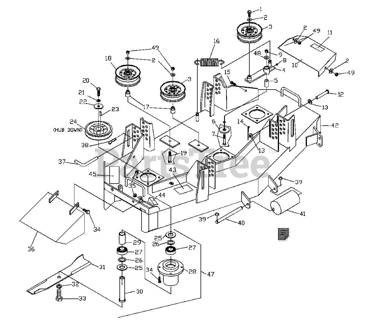 Husqvarna Zthkw 4218 968999167 Husqvarna 42 Zero Turn Mower