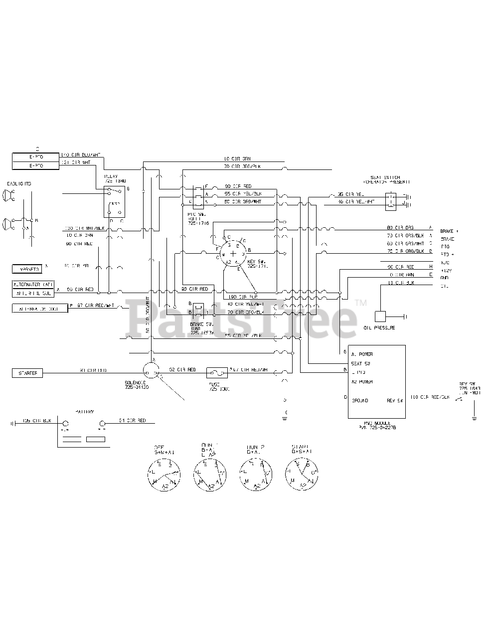 Cub Cadet Lt1050 Wiring Schematic