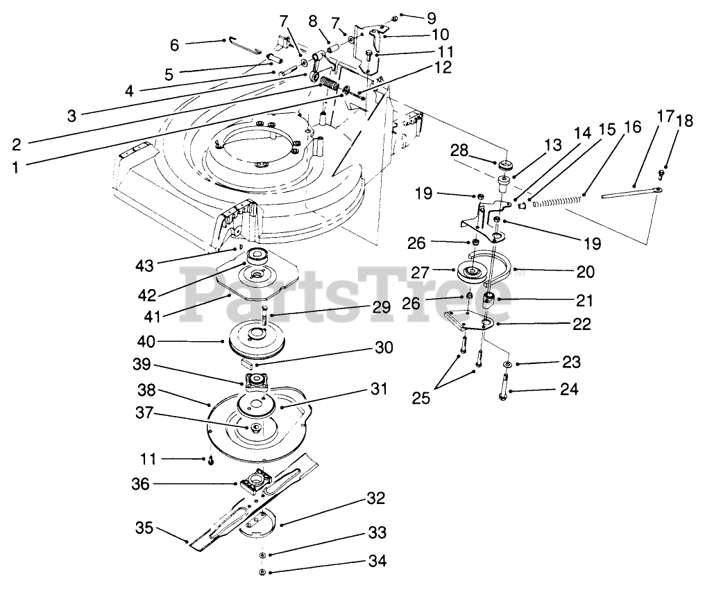 Toro 26683 - Toro Walk-Behind Mower (SN: 000000001 - 000999999) (1990