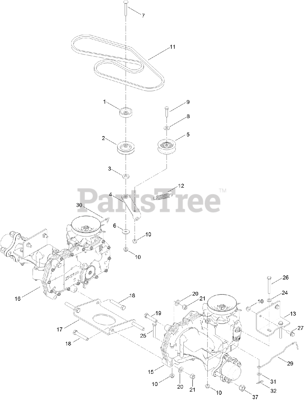 Toro 74721 (SS 4225) - Toro 42" TimeCutter Zero-Turn Mower (SN