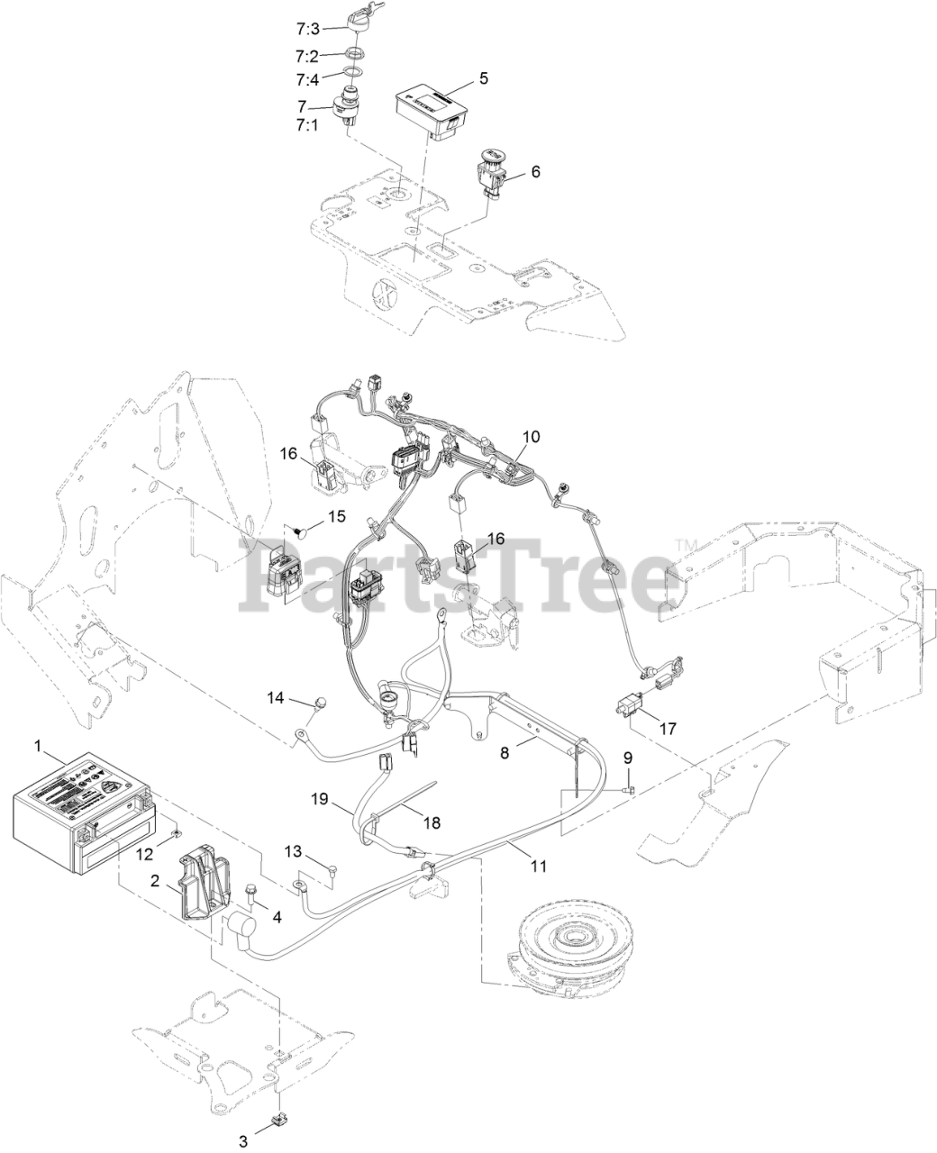 Exmark STS740EKC60400 Exmark 60" Staris SSeries StandOn Mower, Koh