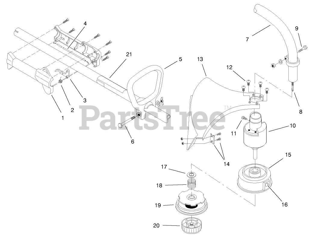Toro 51903 Toro 18" String Trimmer (SN 099000001 099999999) (1999