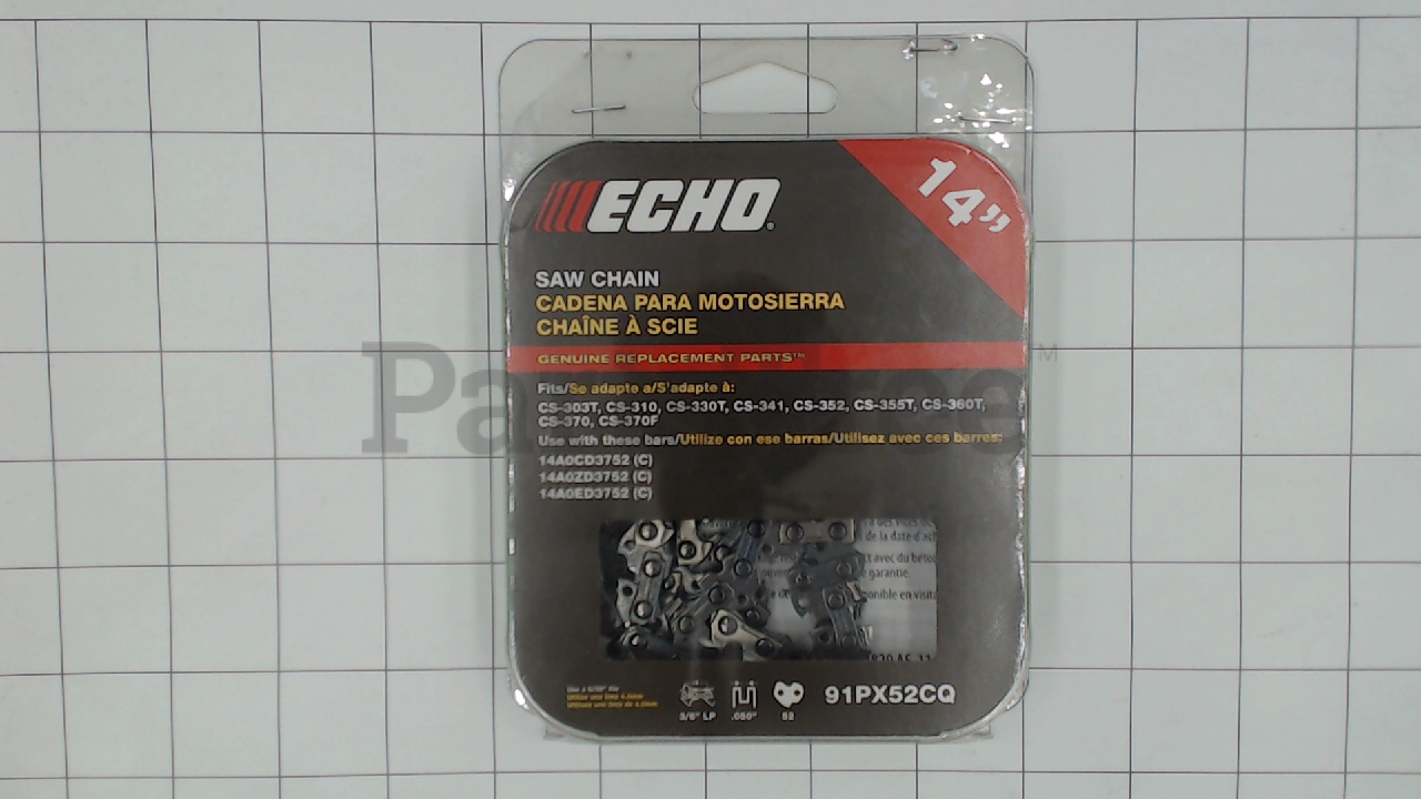 ECH 91PX52CQ - 14 CHAIN 52 DRIVE (Slide 1 of 3)