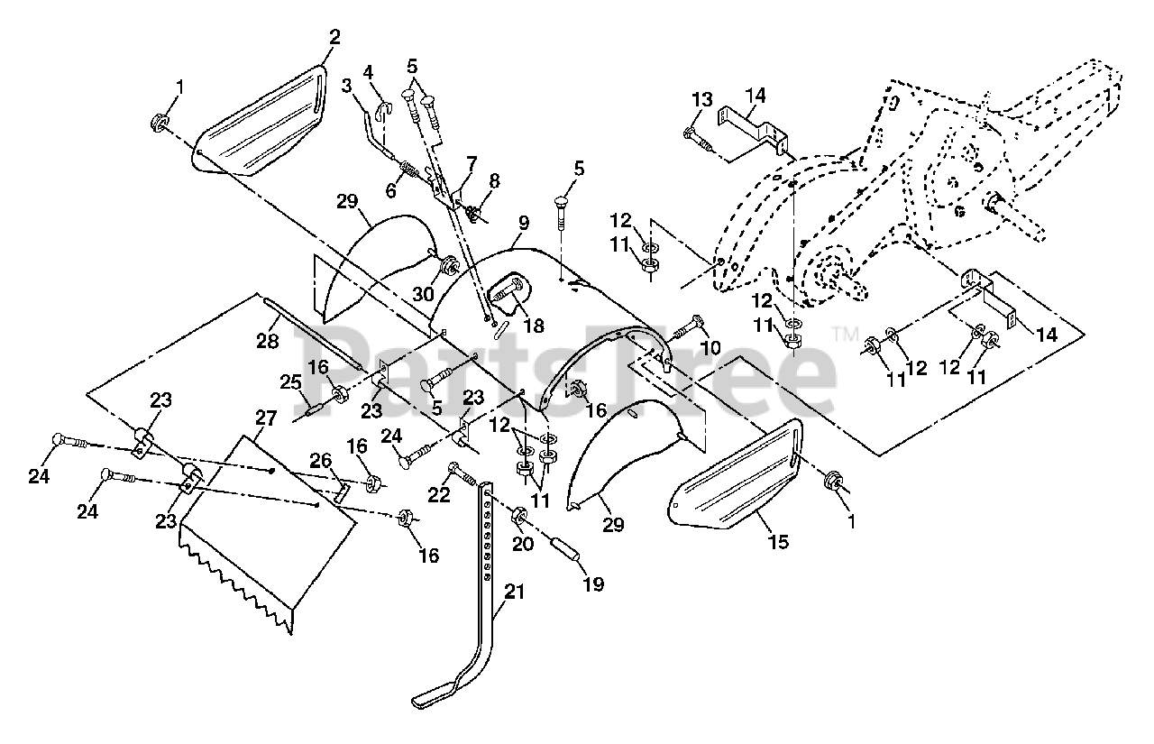 Husqvarna 550 Crth 954140064 A Husqvarna Rear Tine Tiller 1998 02