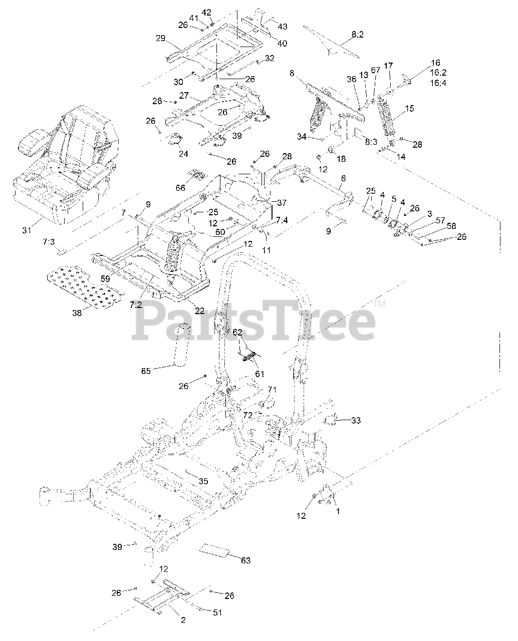 Exmark LZE742GKC604B1 Exmark 60" Lazer Z ESeries ZeroTurn Mower