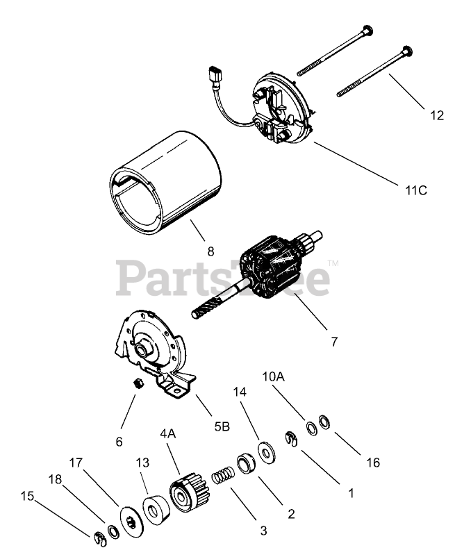 Toro recycler 22 online electric start parts
