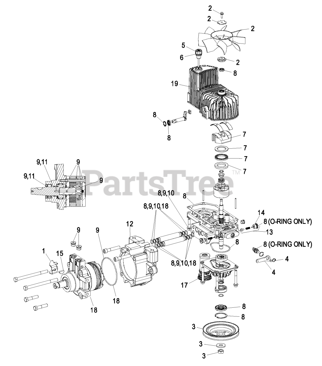 Exmark LZAS23KC524 - Exmark 52
