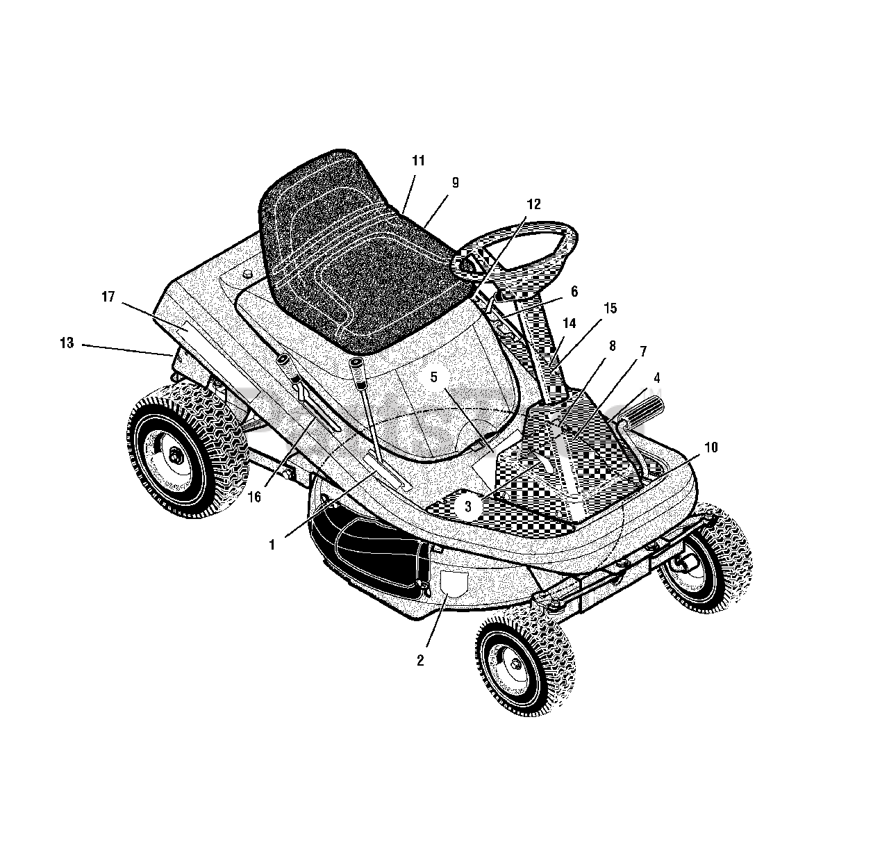 Masport 552549 (309006x190A) Masport 30" RearEngine Riding Mower