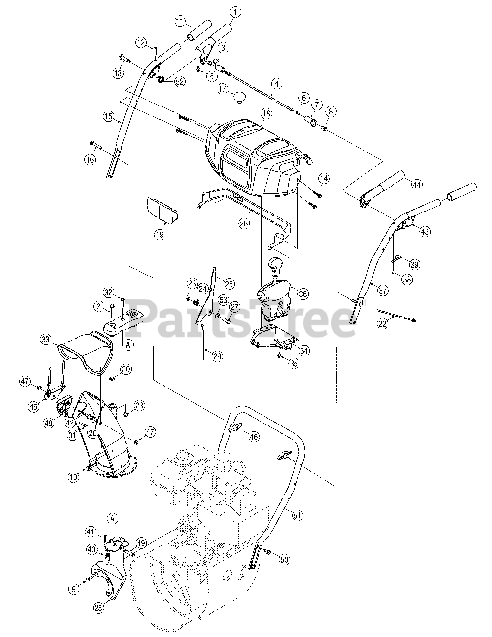 Craftsman 247.883700 (31AS6DTF799) - Craftsman Snow Thrower (2007