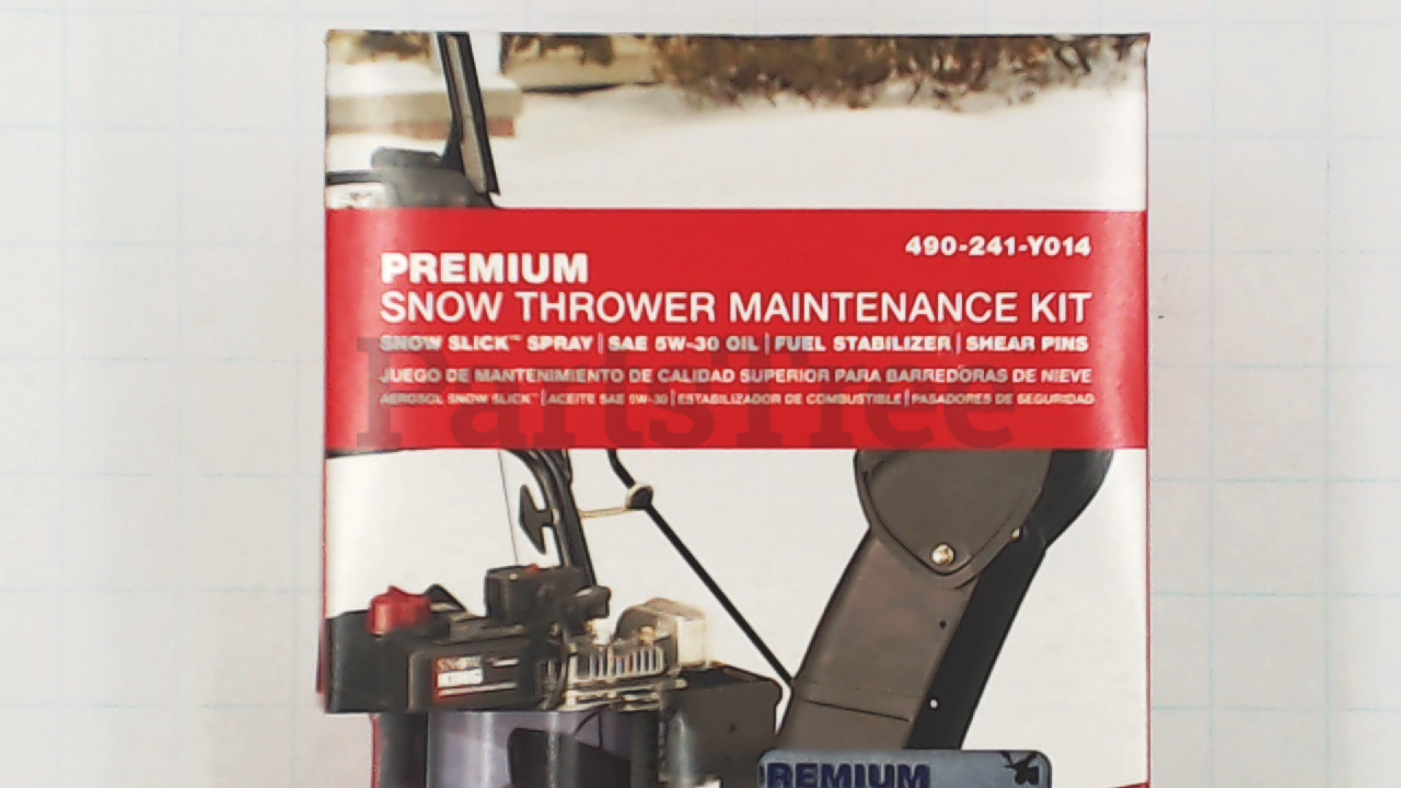 CUB 490-241-Y014 - MAINTENANCE KIT (Slide 2 of 2)