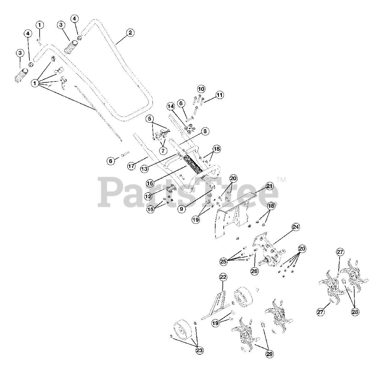 Ryobi 410r Tiller Engine Diagram