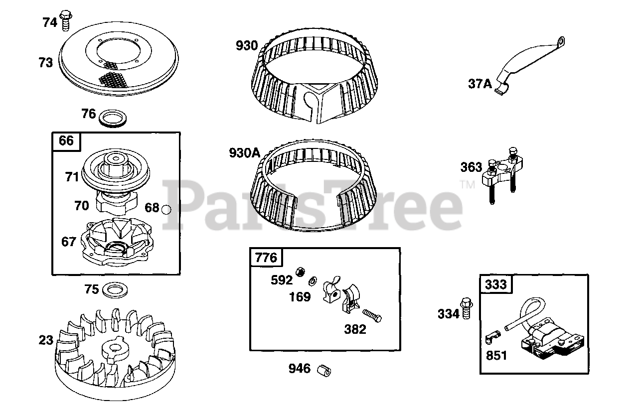 Briggs & Stratton 95902012801 Briggs & Stratton Vertical Engine