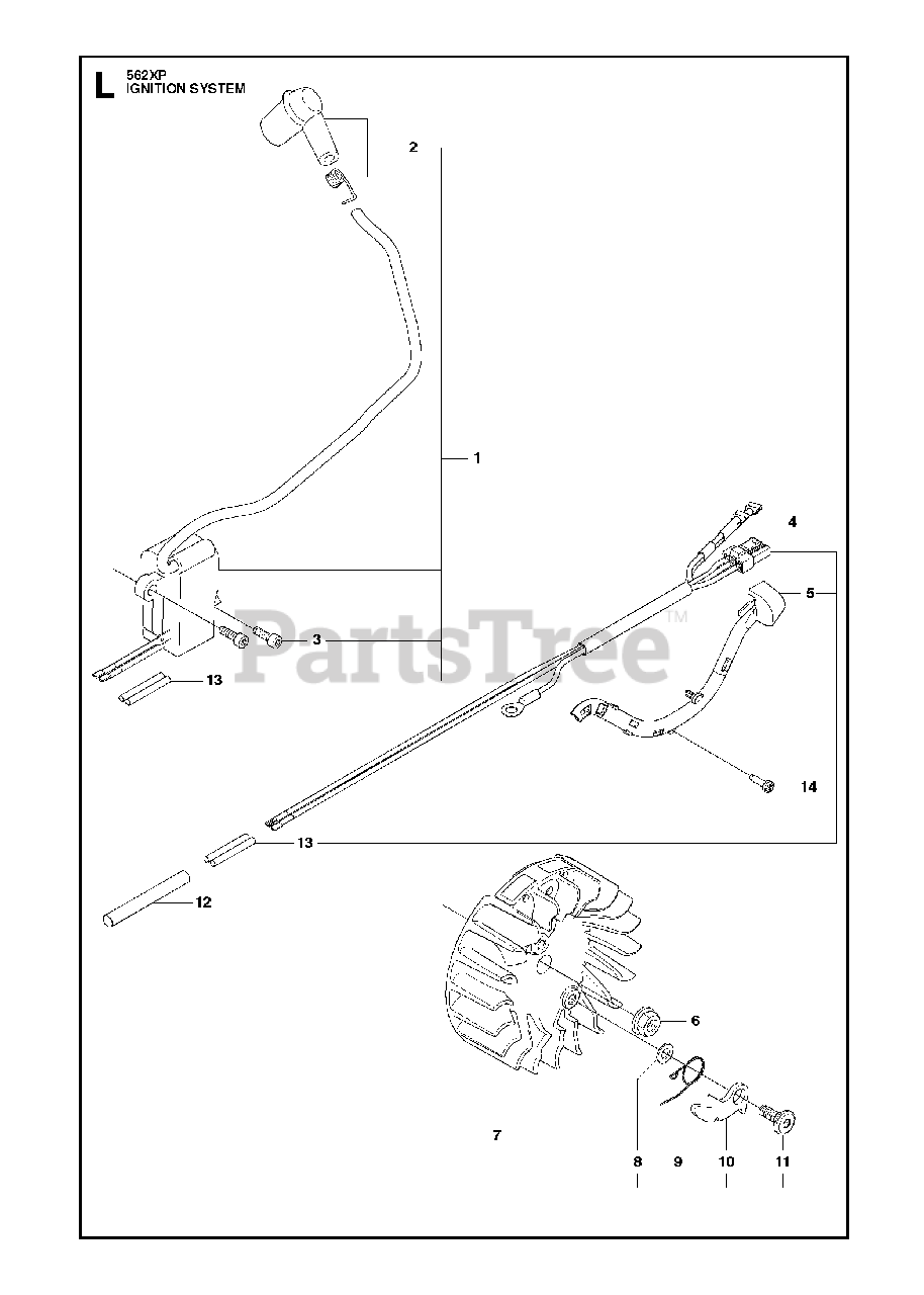 Husqvarna 562 Xp Husqvarna Chainsaw 11 06 Ignition System Parts Lookup With Diagrams Partstree