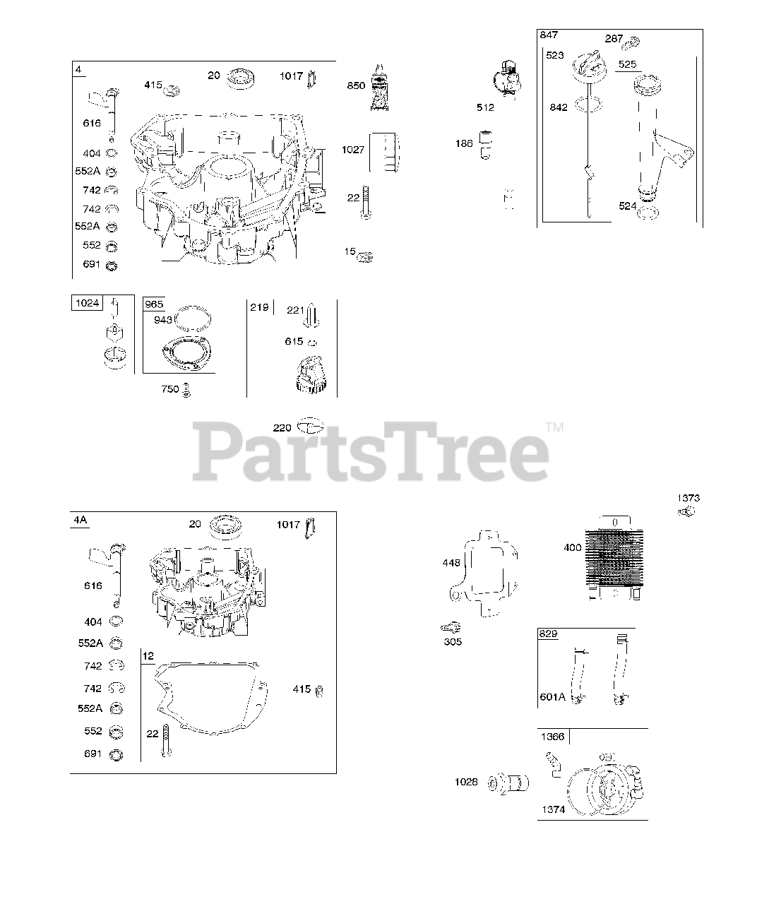 Briggs & Stratton 49S8770002G1 Briggs & Stratton Vertical Engine