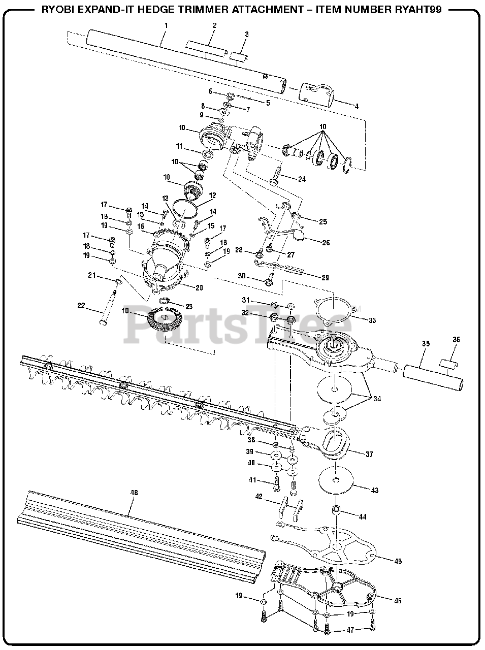 Ryobi Expand It Parts Diagram