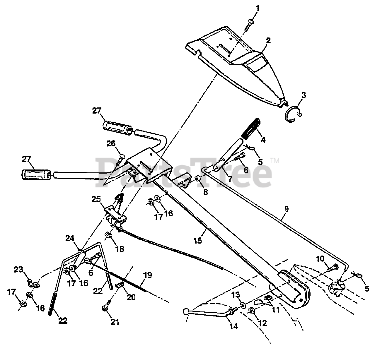 Husqvarna Crt 50 954000031 D Husqvarna Rear Tine Tiller 1993 01