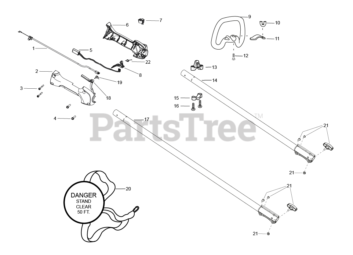 Poulan Pro PR 25 PS 967089701 Poulan Pro Pole Saw 2017 07