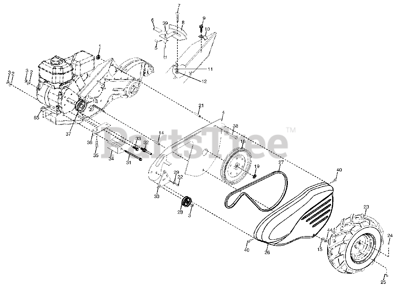 Husqvarna 500 Hrtt 954329318 A Husqvarna Rear Tine Tiller 2003 11