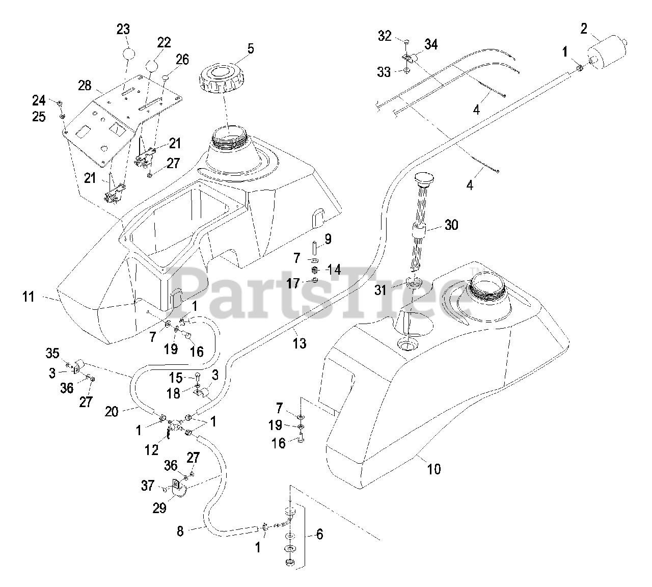 Exmark LZ27KC604 Exmark 60" Lazer Z ZeroTurn Mower, 27HP Kohler (SN 440000 509999) (2004