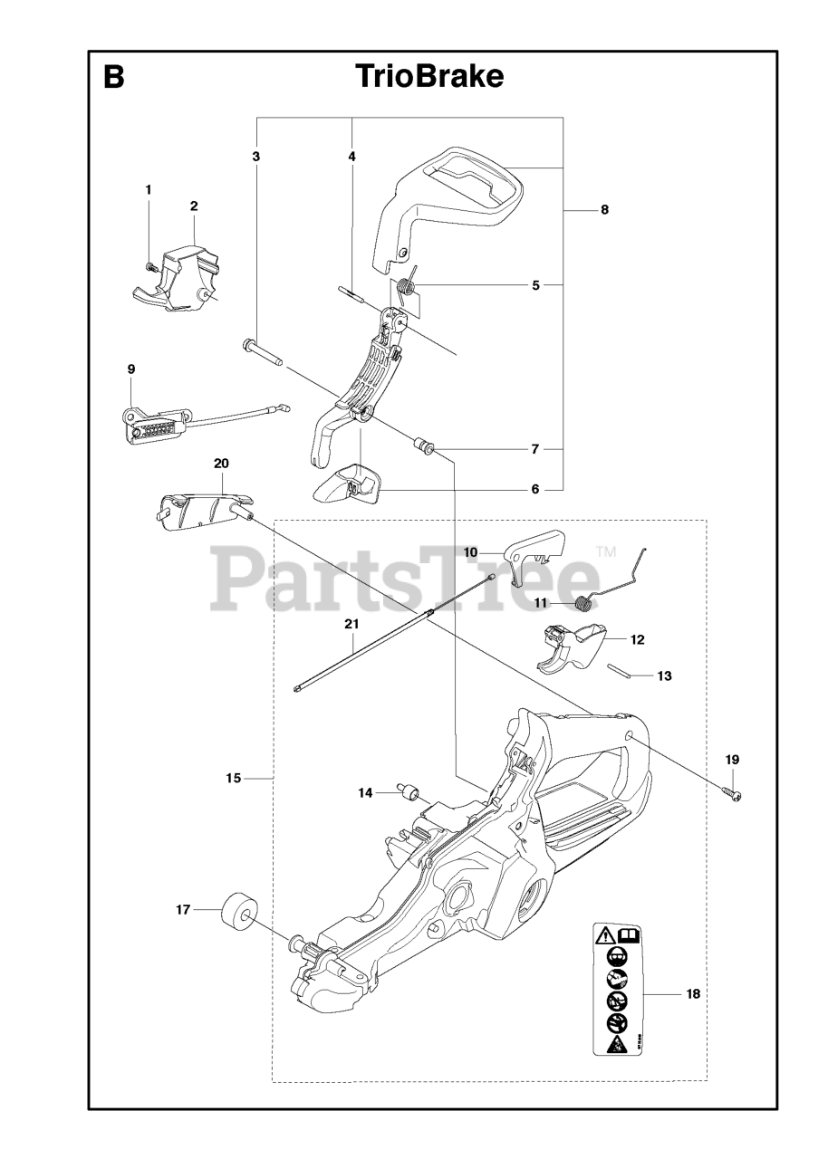 Husqvarna 550 XP TRIOBRAKE Husqvarna Chainsaw (SN 20114500001
