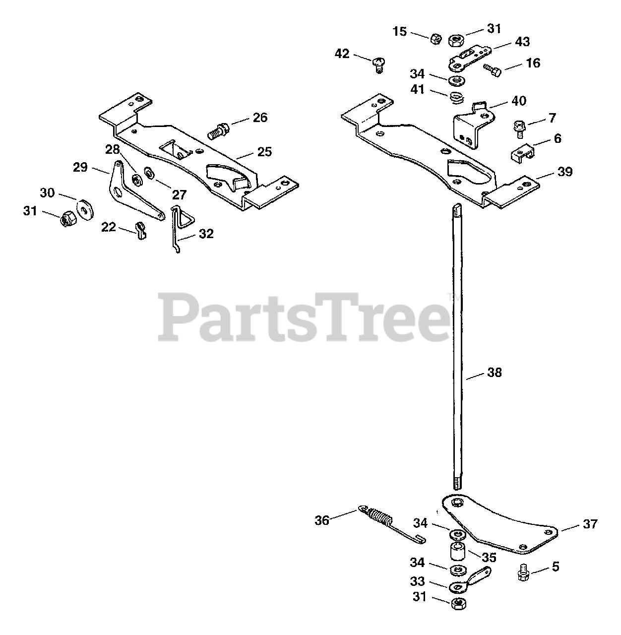 Exmark TR22KC Exmark Turf Ranger Front Mount Mower, 22hp Kohler (SN