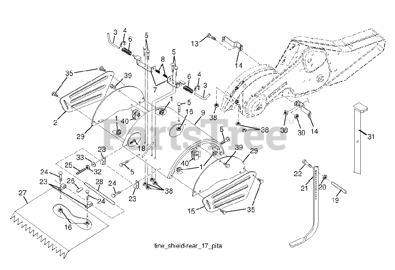 Husqvarna Drt 900 E 960930023 03 Husqvarna Rear Tine Tiller 2015