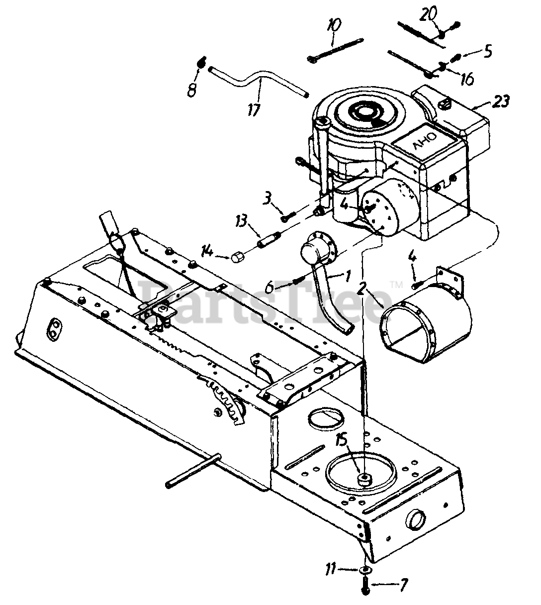 Power Kraft Lawn Mower Parts